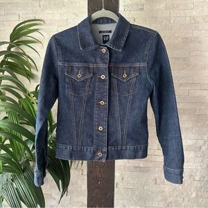 GAP Y2K 2001 Stretch Vintage Jean Denim Jacket Size Small